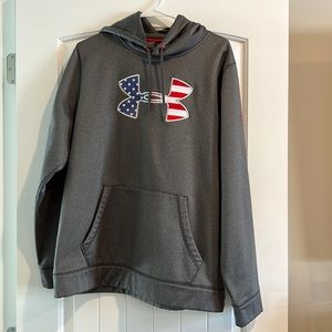 Under armor grey hoodie